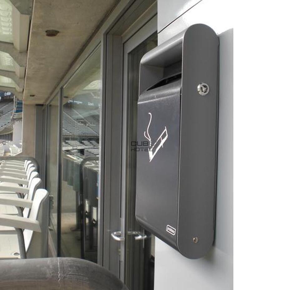 Cinzeiro De Parede 3L Para Exterior com Chave